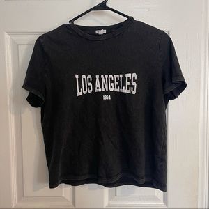 Los Angeles cropped tee